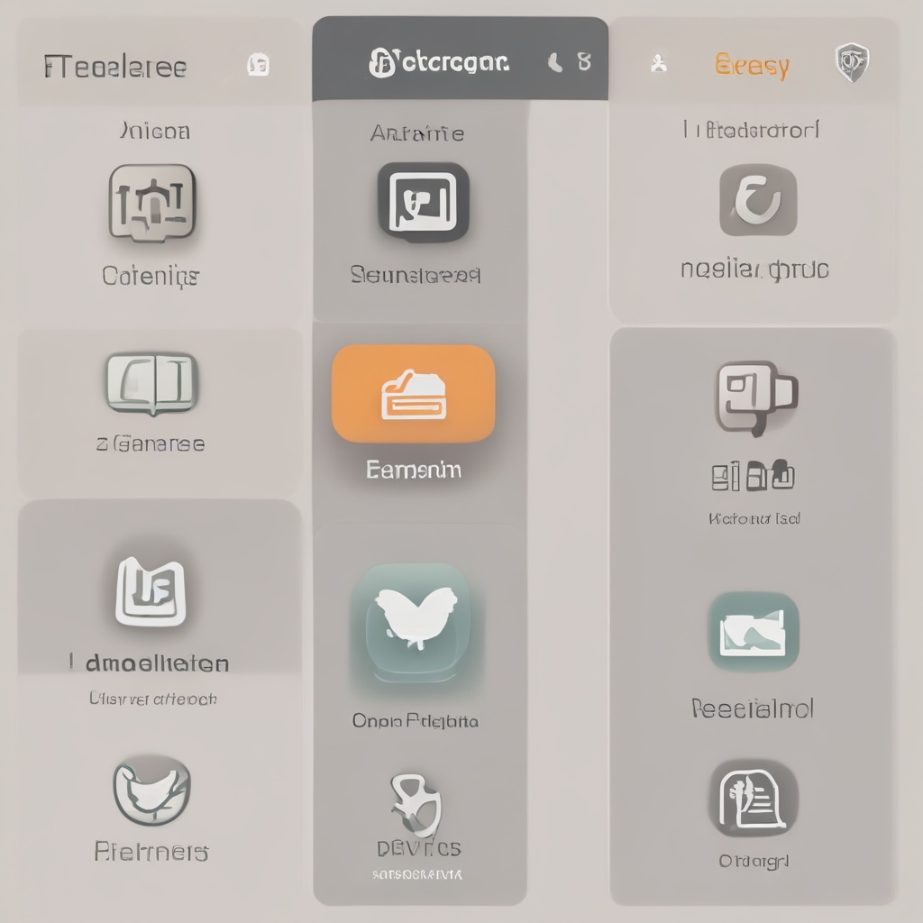Screenshot of the app's preset menu highlighting its functionality